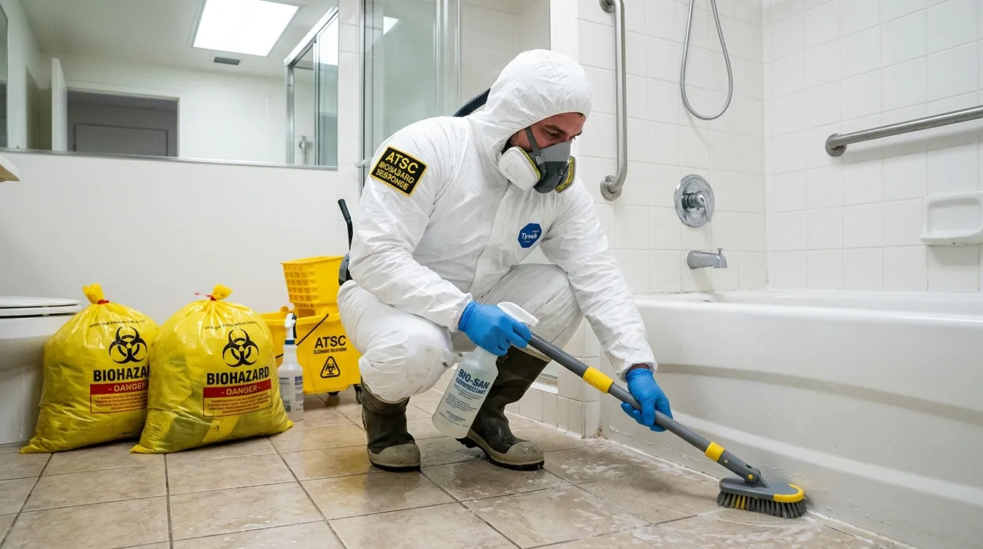 Decontamination equipment deployed for Blood Cleanup in Lionville